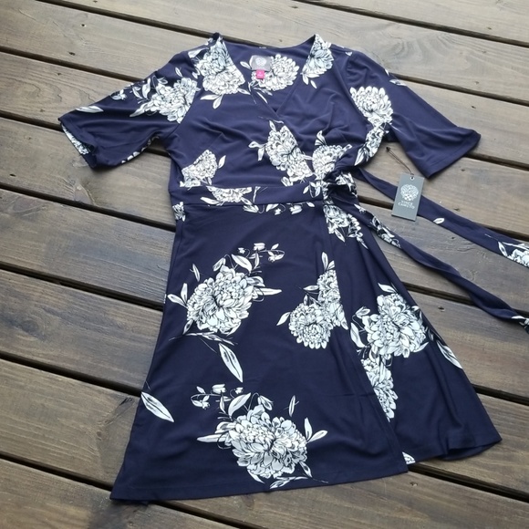 vince camuto wrap dress